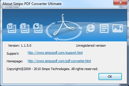 Simpo Data Simpo PDF Converter Ultimate latest version - Get best Windows software