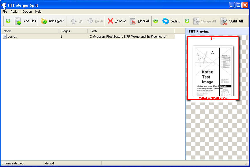 Boxoft TIFF Merge and Split latest version - Get best Windows software