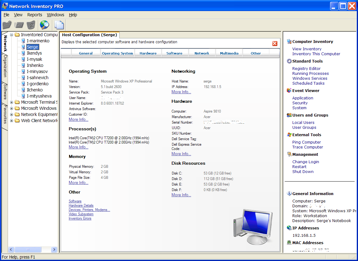 Network Inventory PRO - Screenshot #1