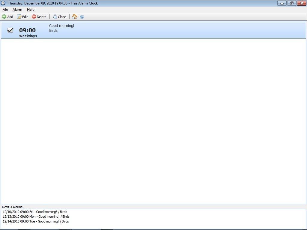 Free Alarm Clock - Screenshot #19