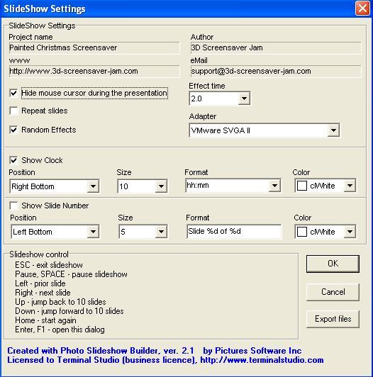 Painted Christmas Screensaver - Screenshot #3