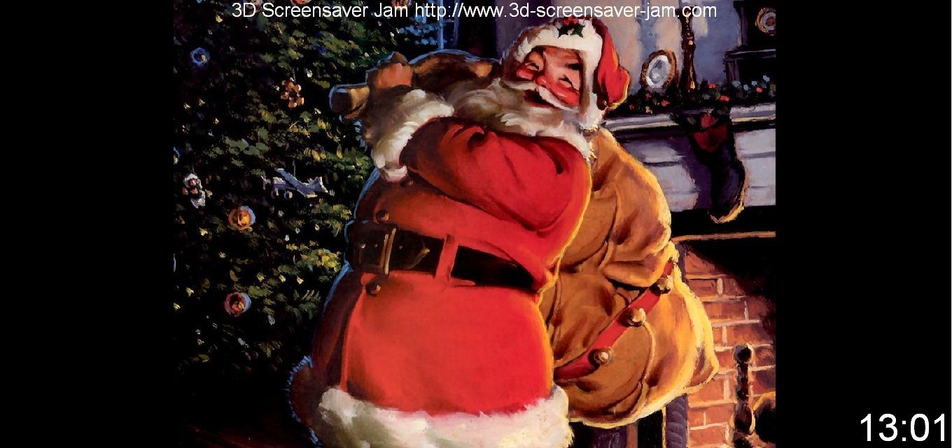 Painted Christmas Screensaver - Screenshot #2