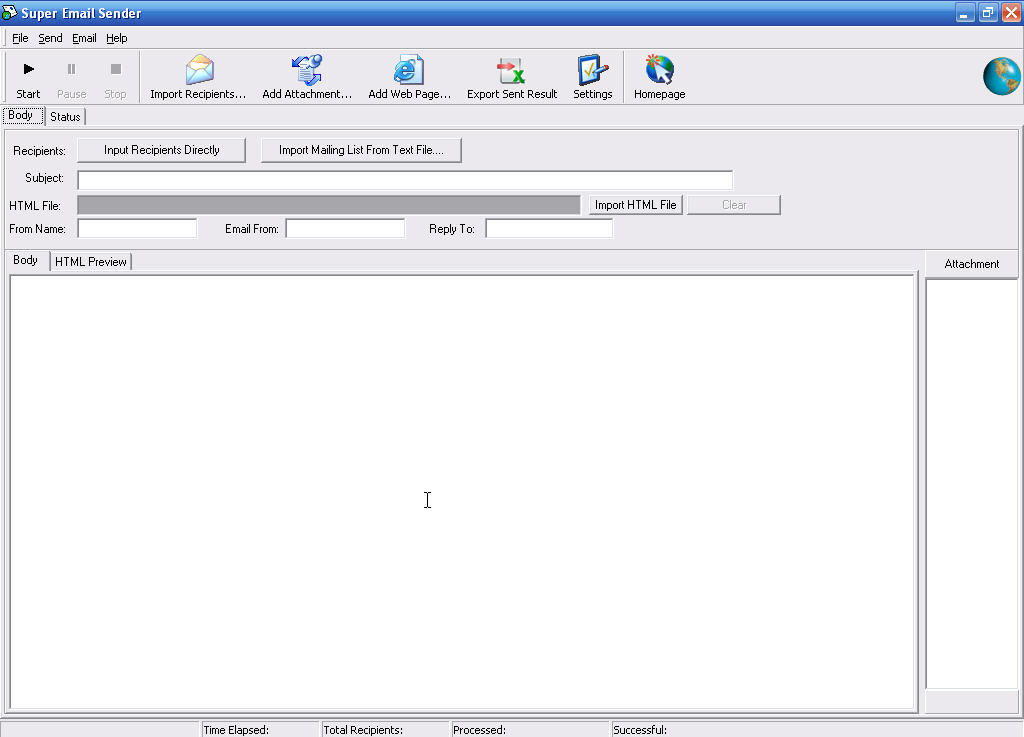 Super Email Sender - Screenshot #2