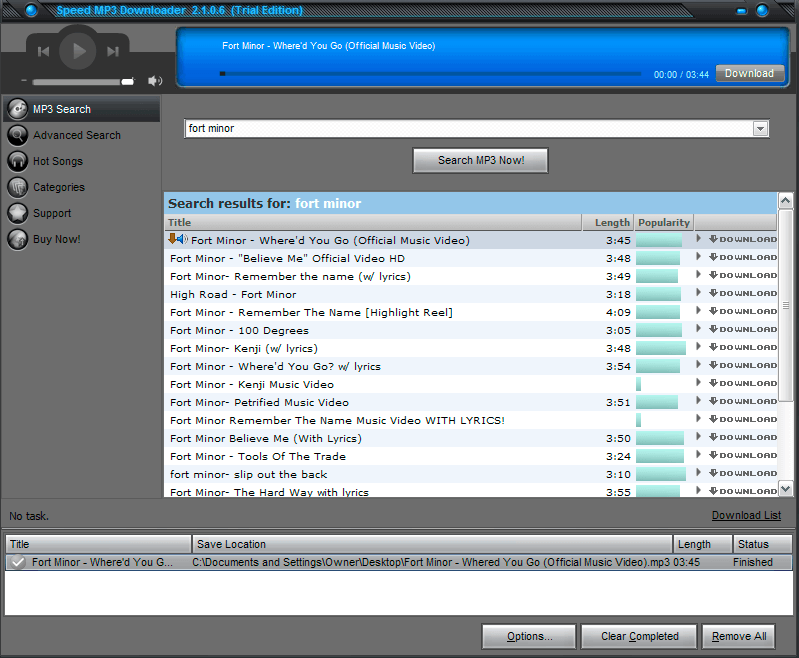 Speed MP3 Downloader latest version Get best Windows software