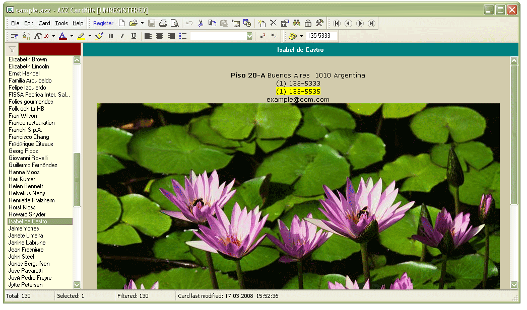 AZZ Cardfile download for free - SoftDeluxe