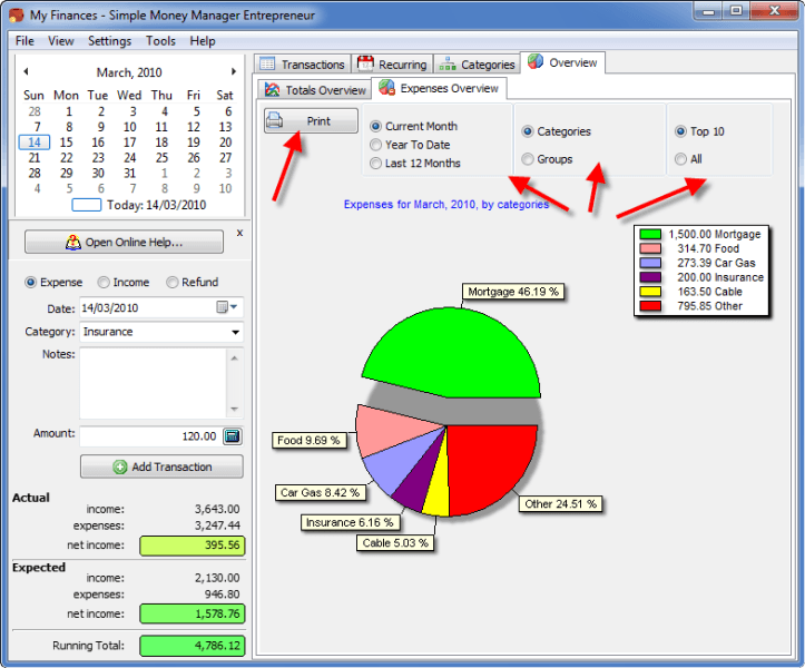 Simple Money Manager Pro - Screenshot #2