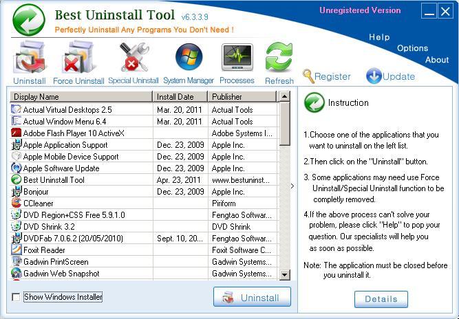 Uninstall Tool 3.7.2.5703 download the last version for mac
