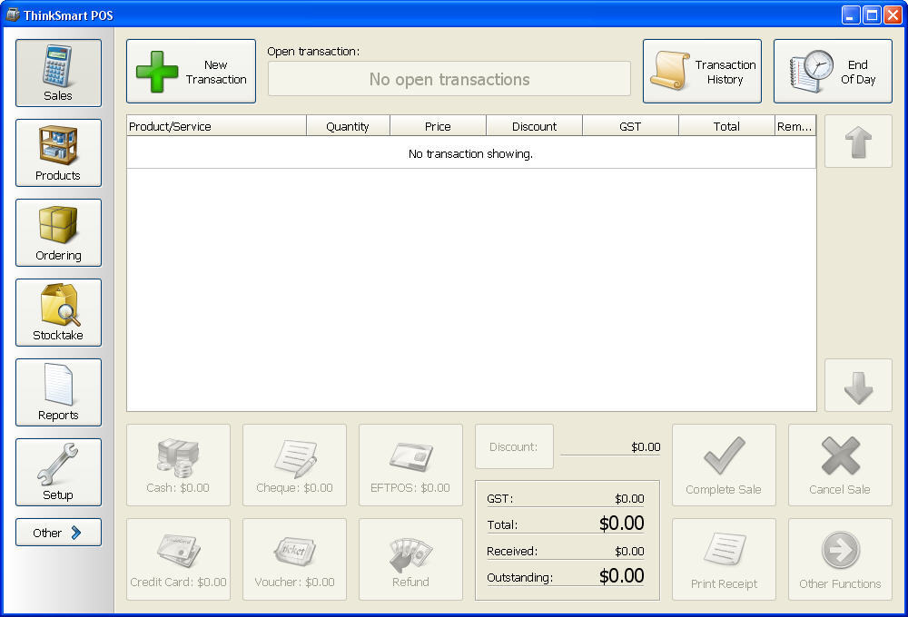 ThinkSmart POS - Screenshot #2