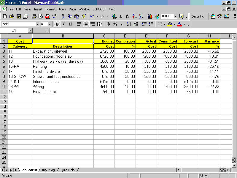 JobCOST Controller - Screenshot #6