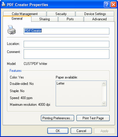 pdf creator software for windows 7