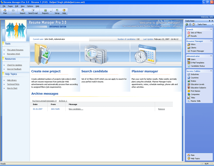 Resume Manager Pro - Screenshot #2