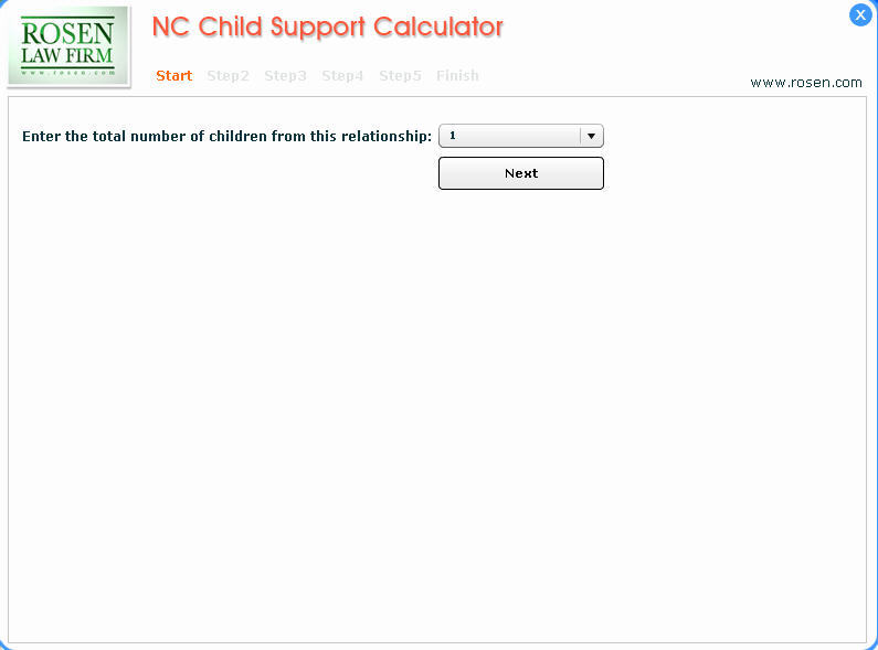 NC Child Support Calculator - Screenshot #2