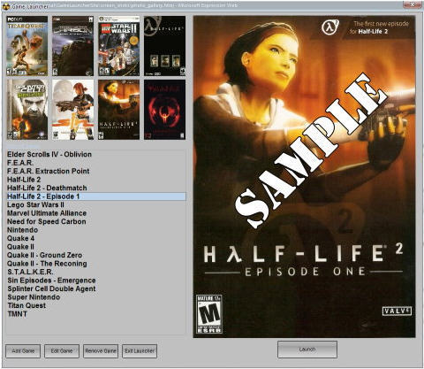 Game Launcher - Screenshot #2