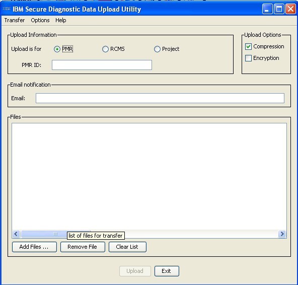 IBM Secure Diagnostic Data Upload Utility download for free SoftDeluxe
