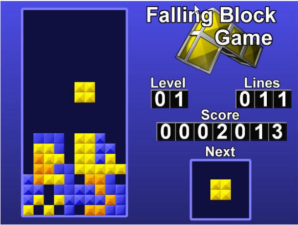 game with falling blocks