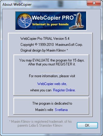 webcopier download free
