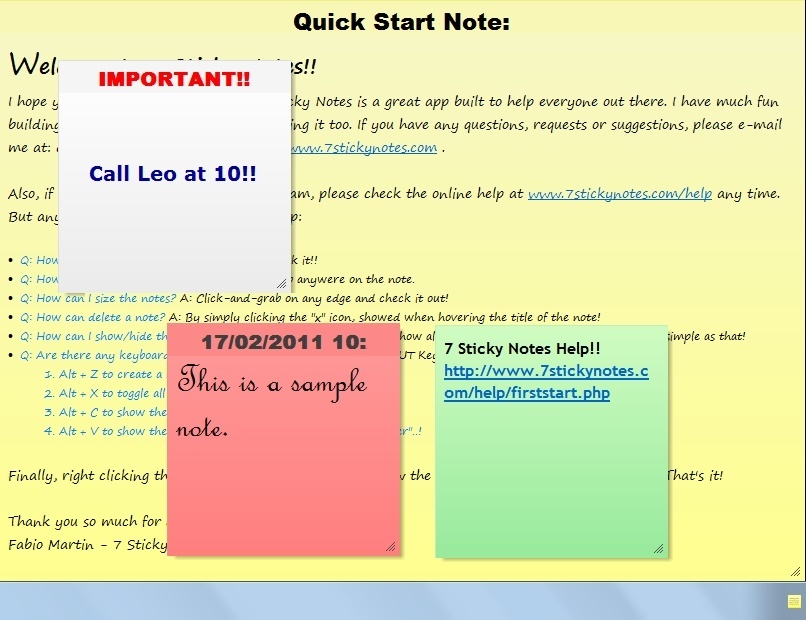 7 Sticky Notes - Screenshot #23