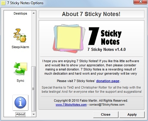 instal the new Simple Sticky Notes 6.1
