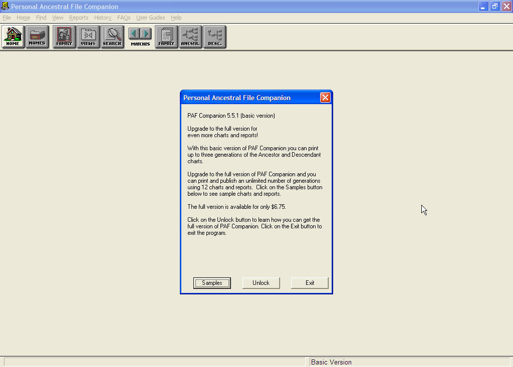 Personal Ancestral File Companion - Screenshot #2