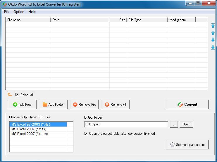 Okdo Word Rtf to Excel Converter latest version - Get best Windows software
