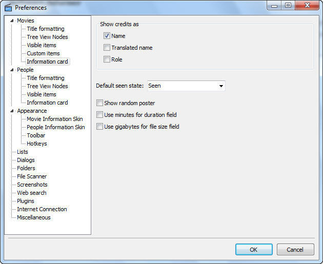 Personal Video Database - Screenshot #4