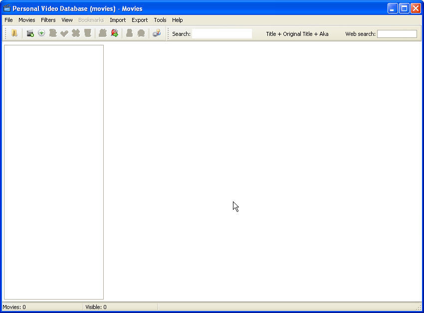 Personal Video Database - Screenshot #1