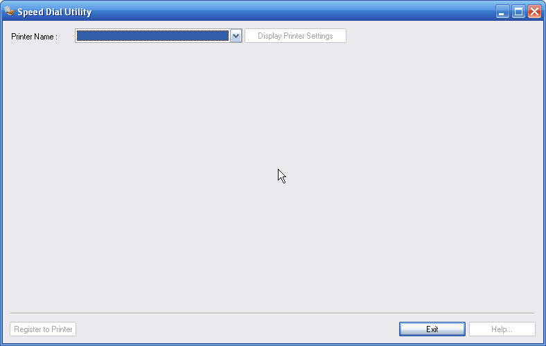 Canon Speed Dial Utility - Screenshot #2