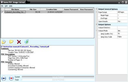 Winnovative PDF Images Extractor for .NET - Screenshot #1