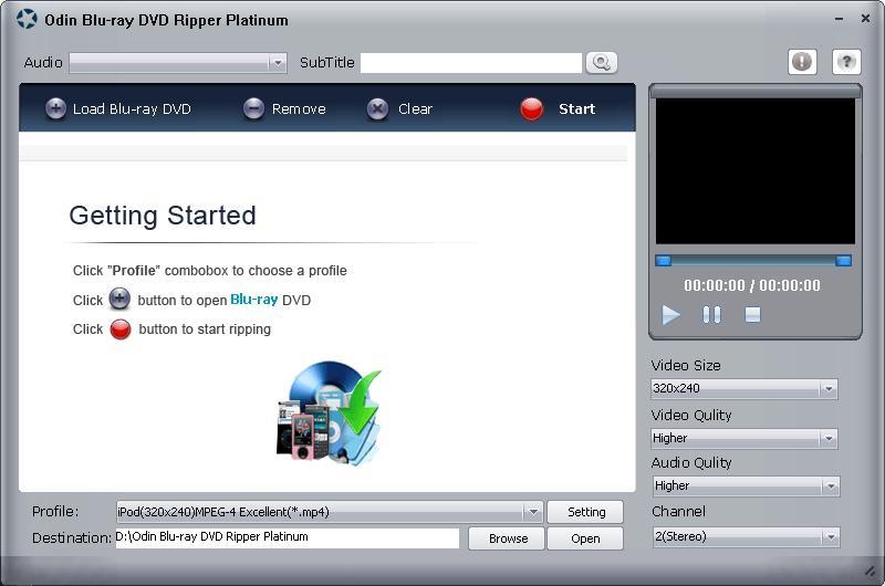 Odin Blu-ray DVD Ripper Platinum - Screenshot #4