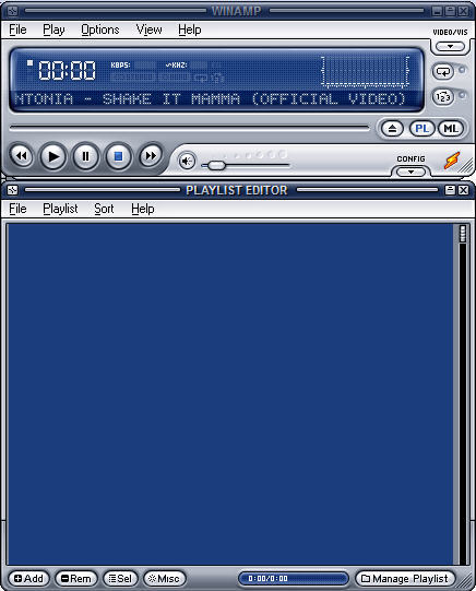 xDark&trade; Winamp - Screenshot #2