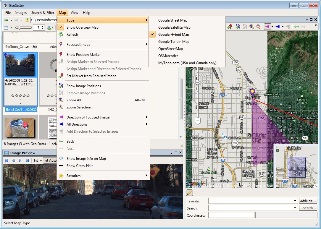 GeoSetter - Screenshot #3