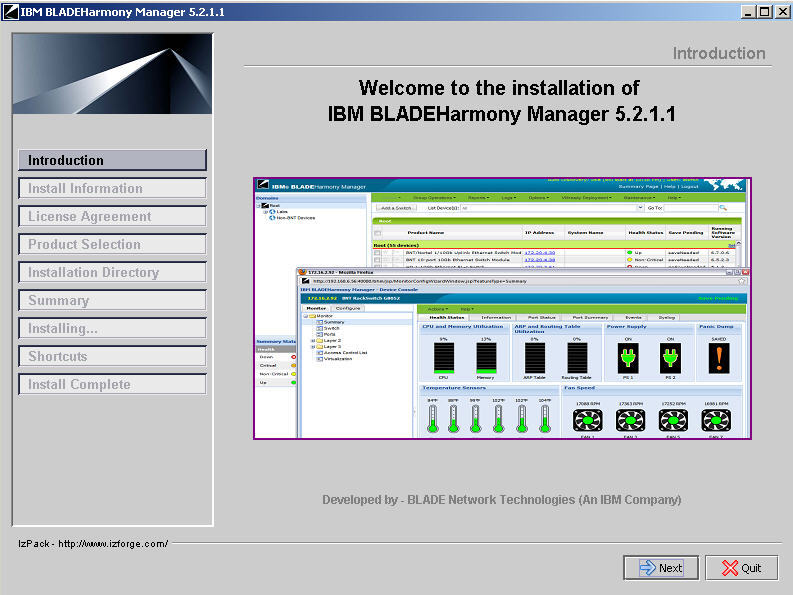 BLADEHarmony Manager - Screenshot #1