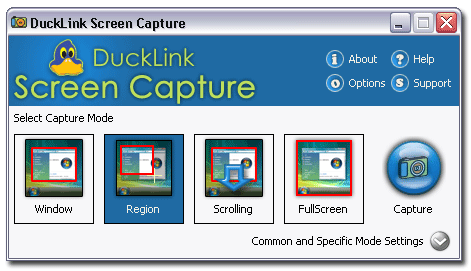 will duckcapture make jpeg and png