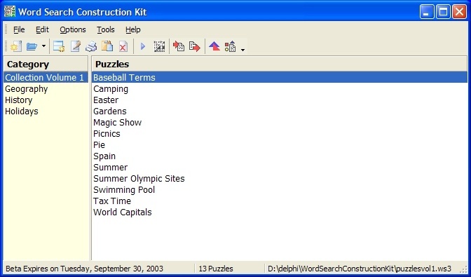 Word Search Construction Kit - Screenshot #1