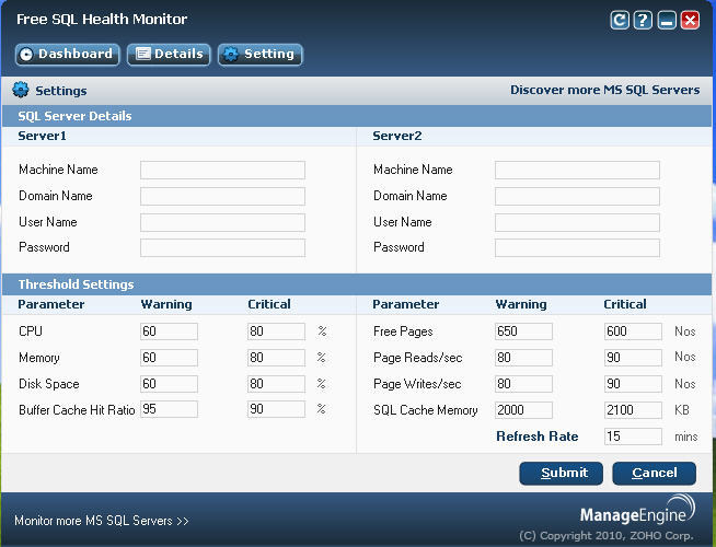 Free SQL Health Monitor download for free - SoftDeluxe