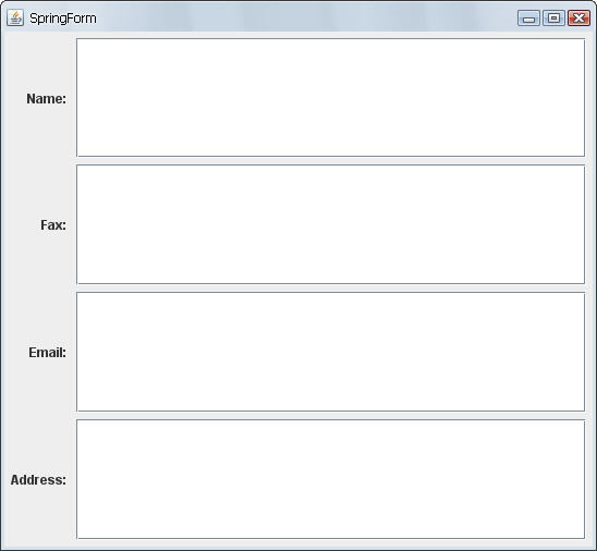 Spring Form Purpose SpringForm download for free - SoftDeluxe