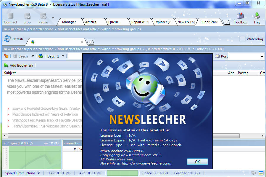 newsleecher for free