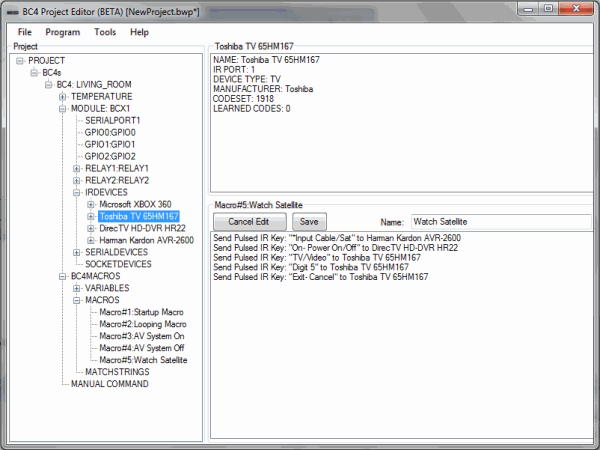 BC4 Project Editor download for free - SoftDeluxe