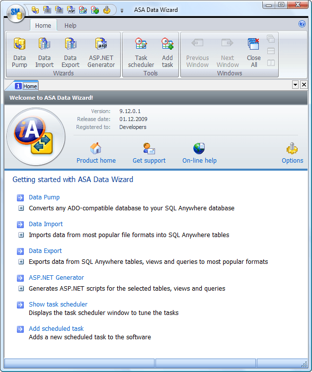 ASA Data Wizard latest version - Get best Windows software