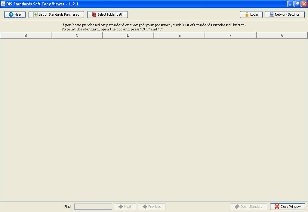 BIS Standards Softcopy Viewer - Screenshot #1