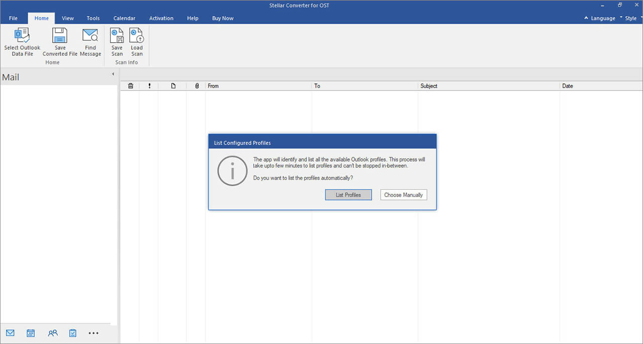Stellar OST to PST Converter - Screenshot #5
