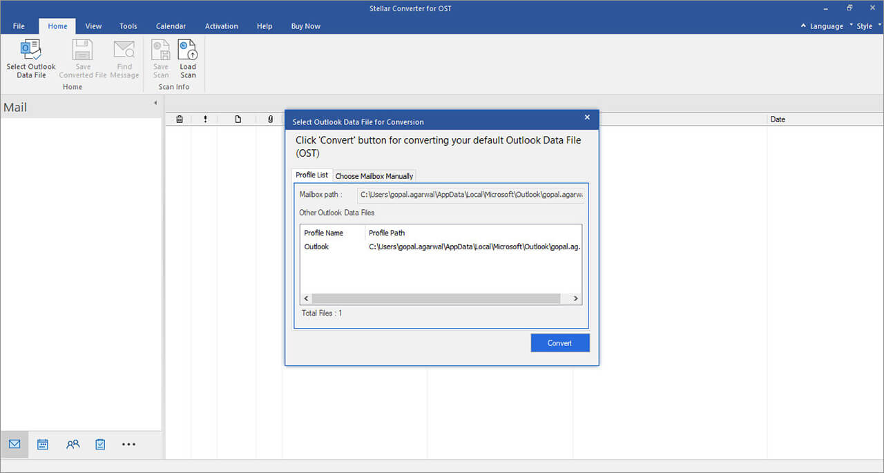 Stellar OST to PST Converter - Screenshot #4