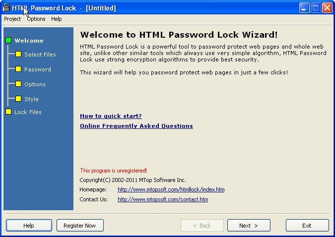 HTML Password Lock - Screenshot #6