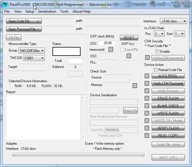 Elprotronic - FlashPro2000 for TI's C2000 MCU latest version - Get best ...