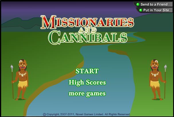 Missionaries and Cannibals - Screenshot #3