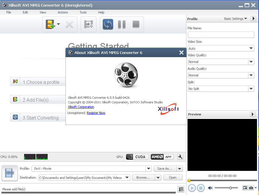Xilisoft AVI MPEG Converter - Screenshot #11