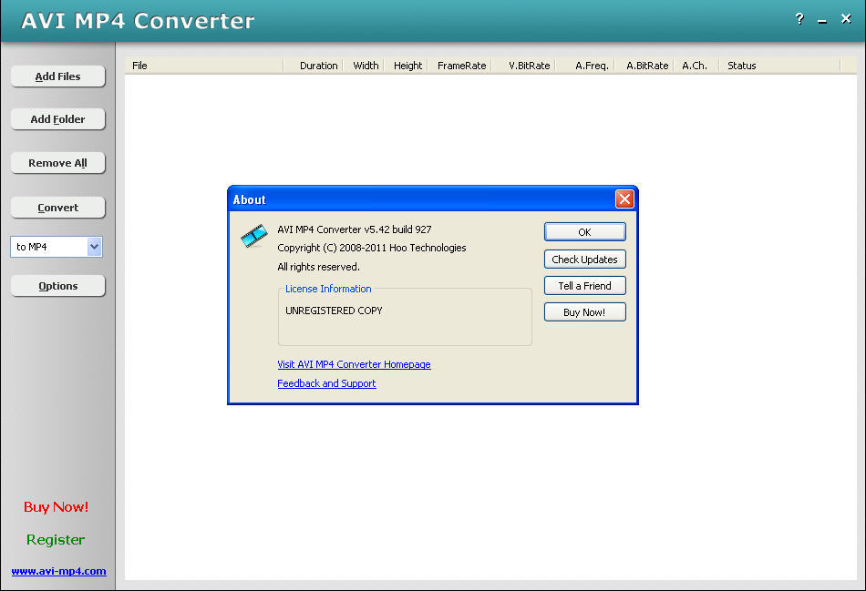 avi mp4 converter windows 10