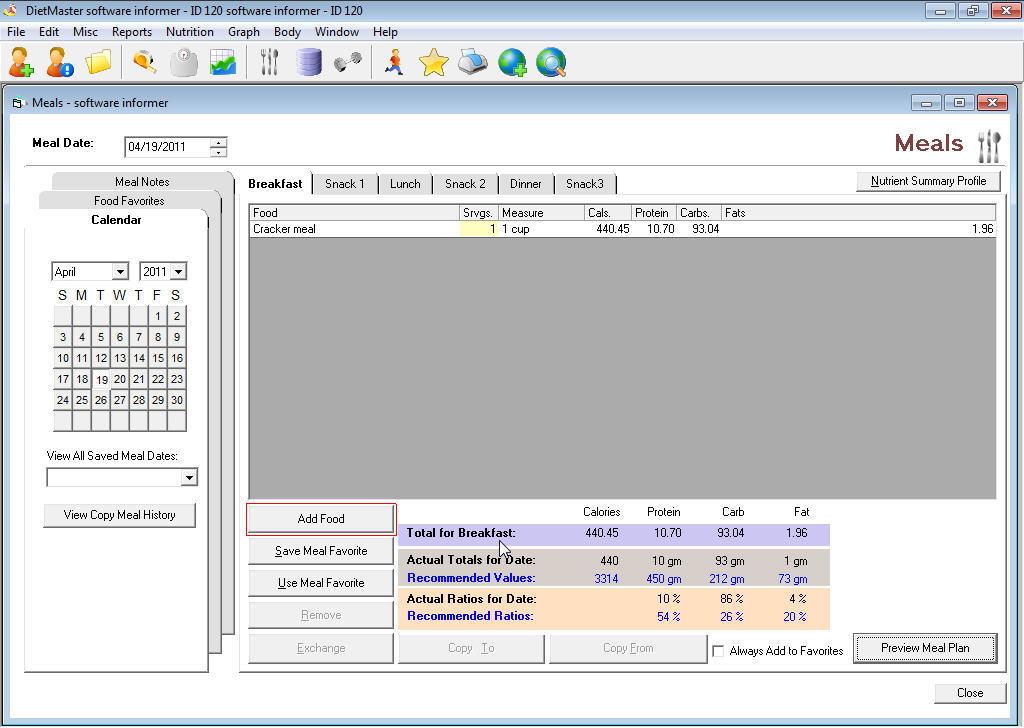 DietMaster Pro - Screenshot #2