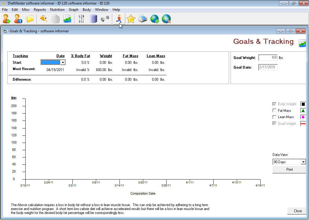 DietMaster Pro - Screenshot #1