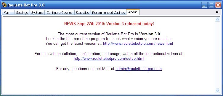 Roulette Bot Pro - Screenshot #1